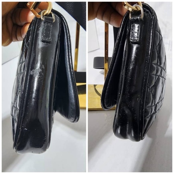 Authentic Christian Dior Cannage Lady Dior Wallet on Chain - Picture 11 of 16